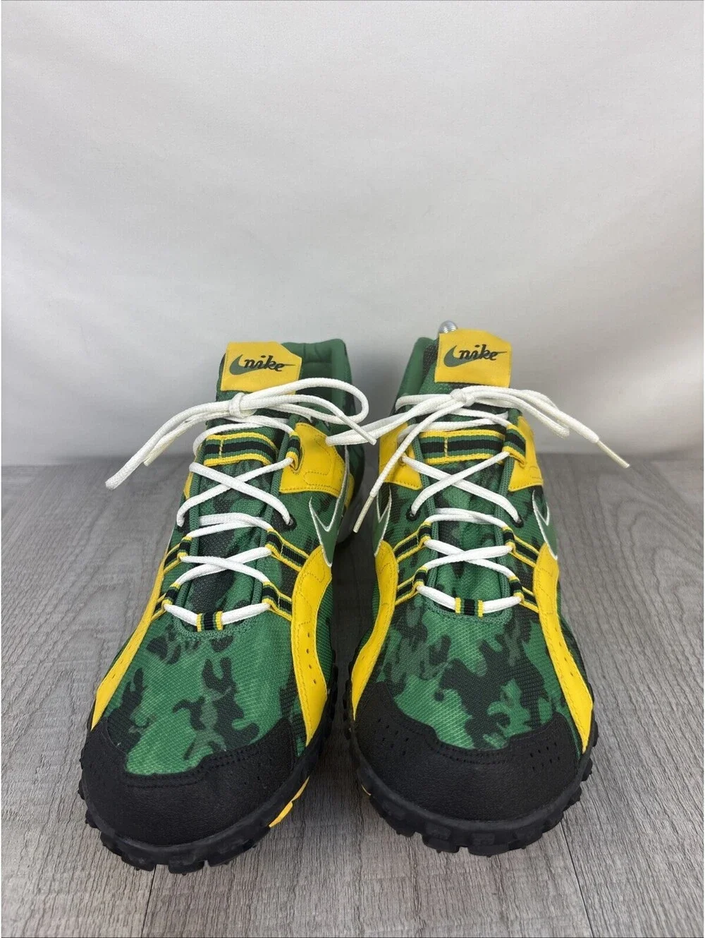 Nike Bowerman Track Shoes Green Yellow Size 12